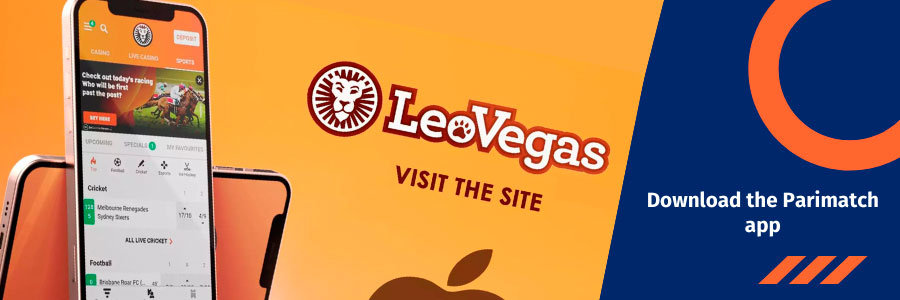 install the leovegas betting app from ios